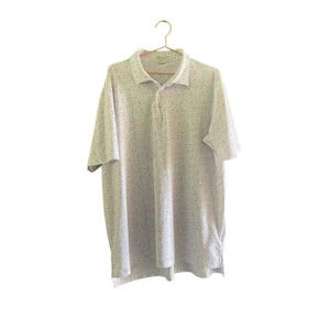 Peter Millar Summer Comfort Men's White fiesta Golf Polo Size XL